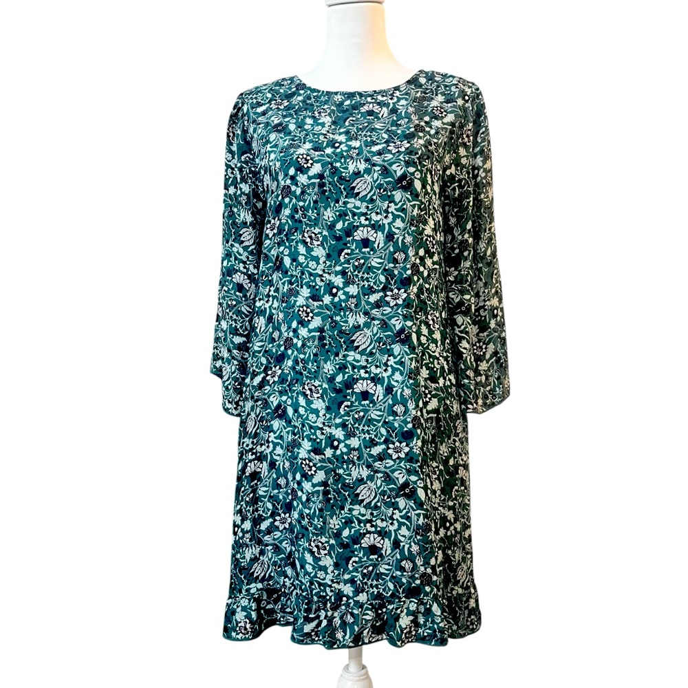 Sundance Green Floral Boho Dress PS | Cottagecore French Country Charm